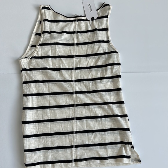 NWT Double Zero Striped Tank Top Sz SM - Picture 4 of 5